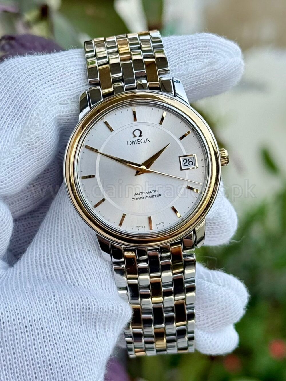 OMEGA Deville Prestige 4300.31.00 Gold Steel Automatic Swiss Mens