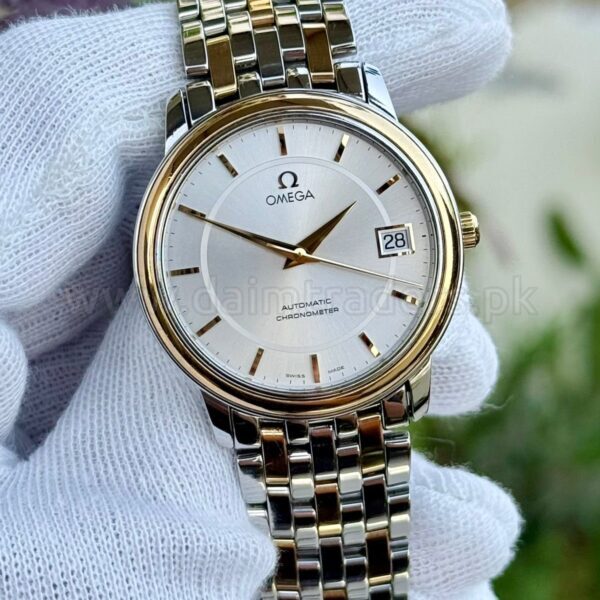 OMEGA Deville Prestige 4300.31.00 Gold Steel Automatic Swiss Mens