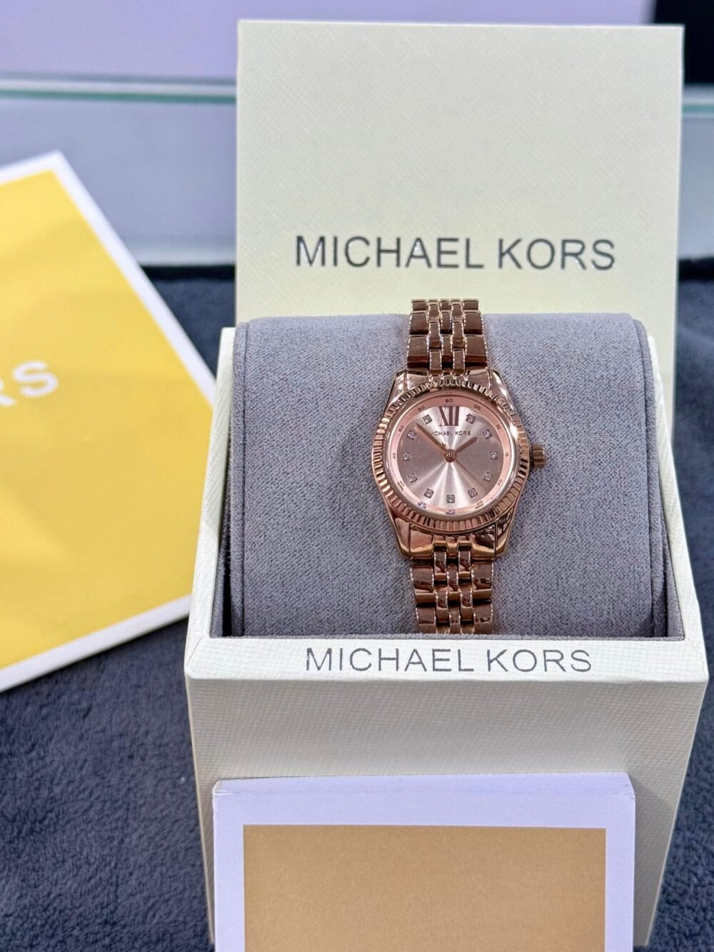 Michael Kors Lexington MK4739 Rose Gold Dial Rose Gold-Tone 26mm Quartz Ladies – photo 4