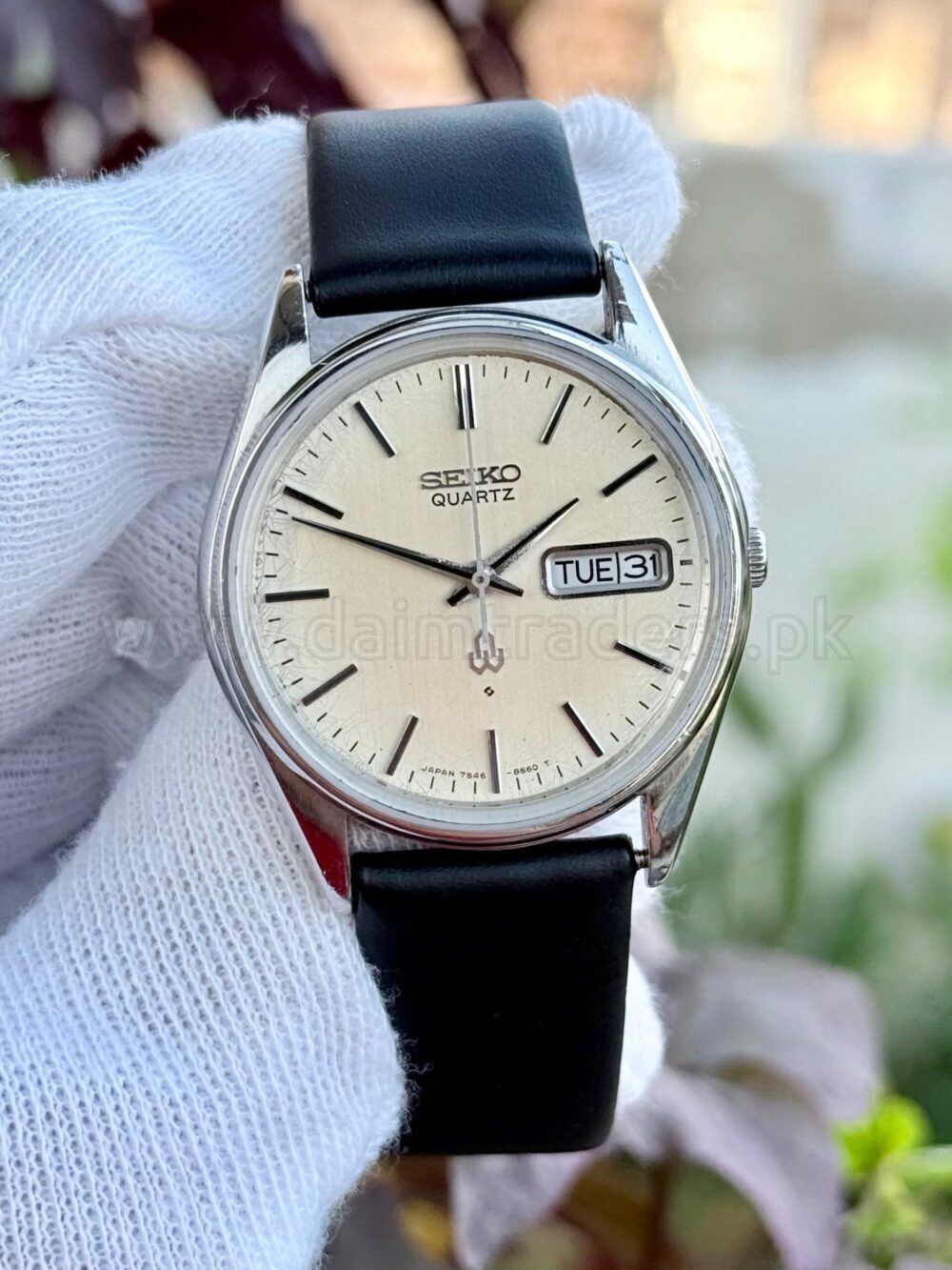SEIKO Vintage 7546-8560 Quartz 1990s Japan Mens