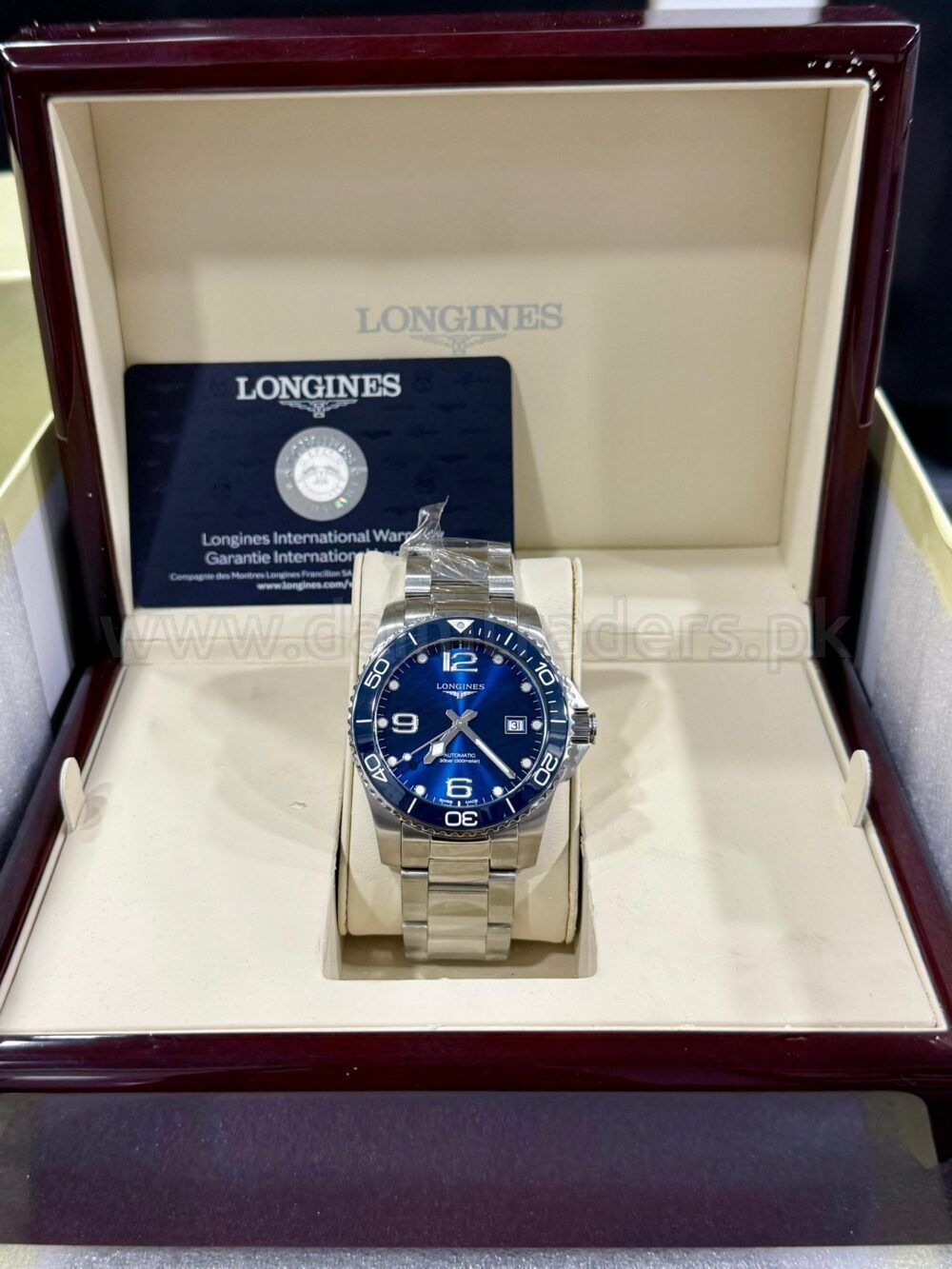 LONGINES HydroConquest Ceramic L3.781.4.96.6 Blue Dial 41mm Automatic Swiss Mens – photo 4