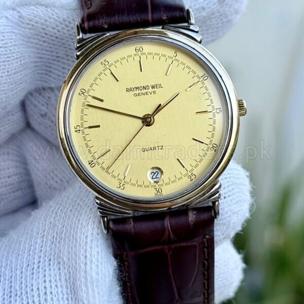 Raymond Weil 5531 Champagne Dial Two-Tone 34mm Quartz Swiss Mens