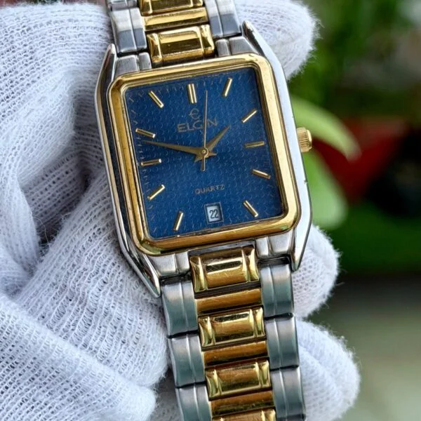 Elgin ELEGIN Tank FOM095 Quartz Mens Japan