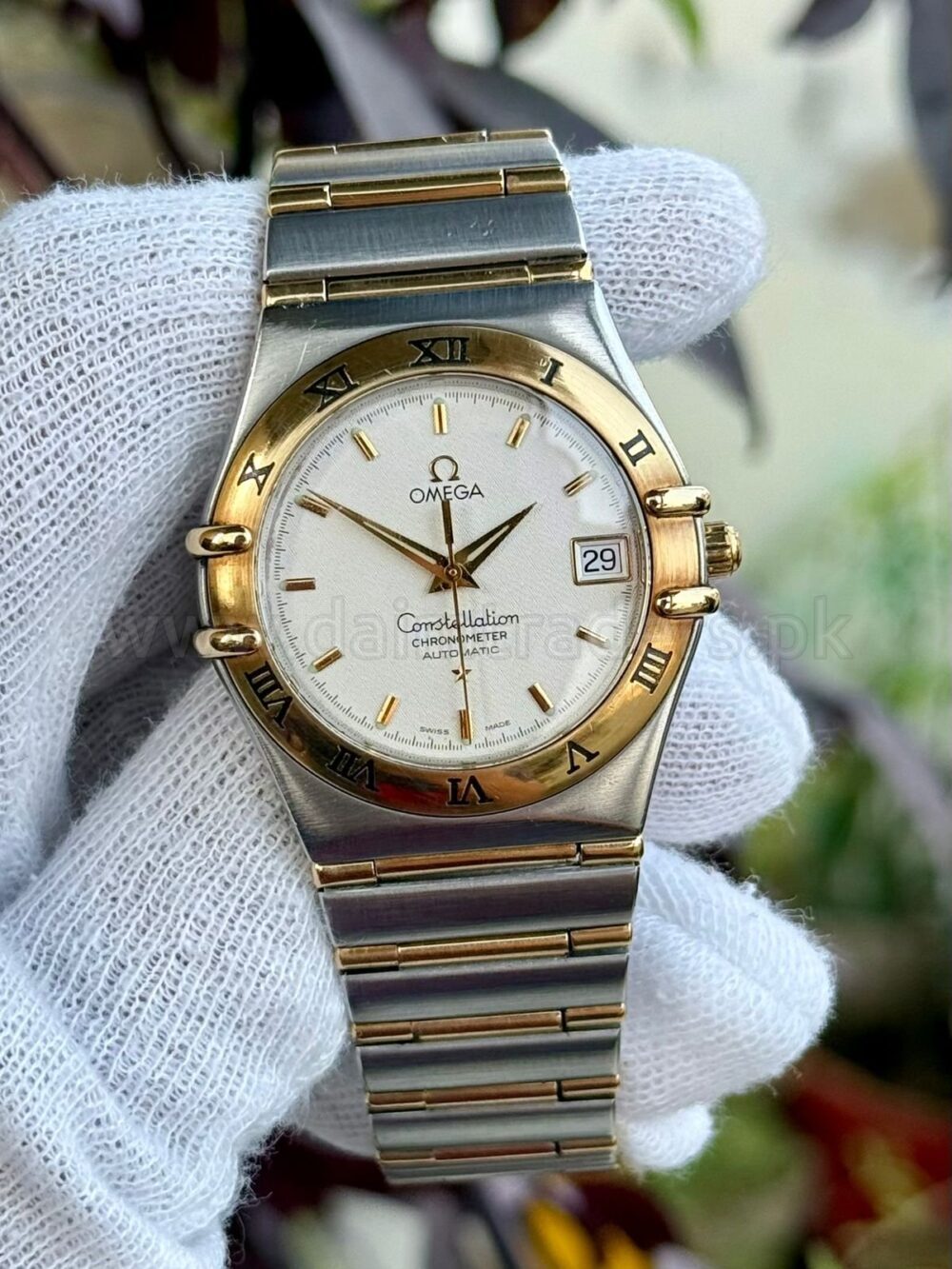OMEGA Constellation Automatic 18k Gold/steel 1202.30.0 Swiss Mens