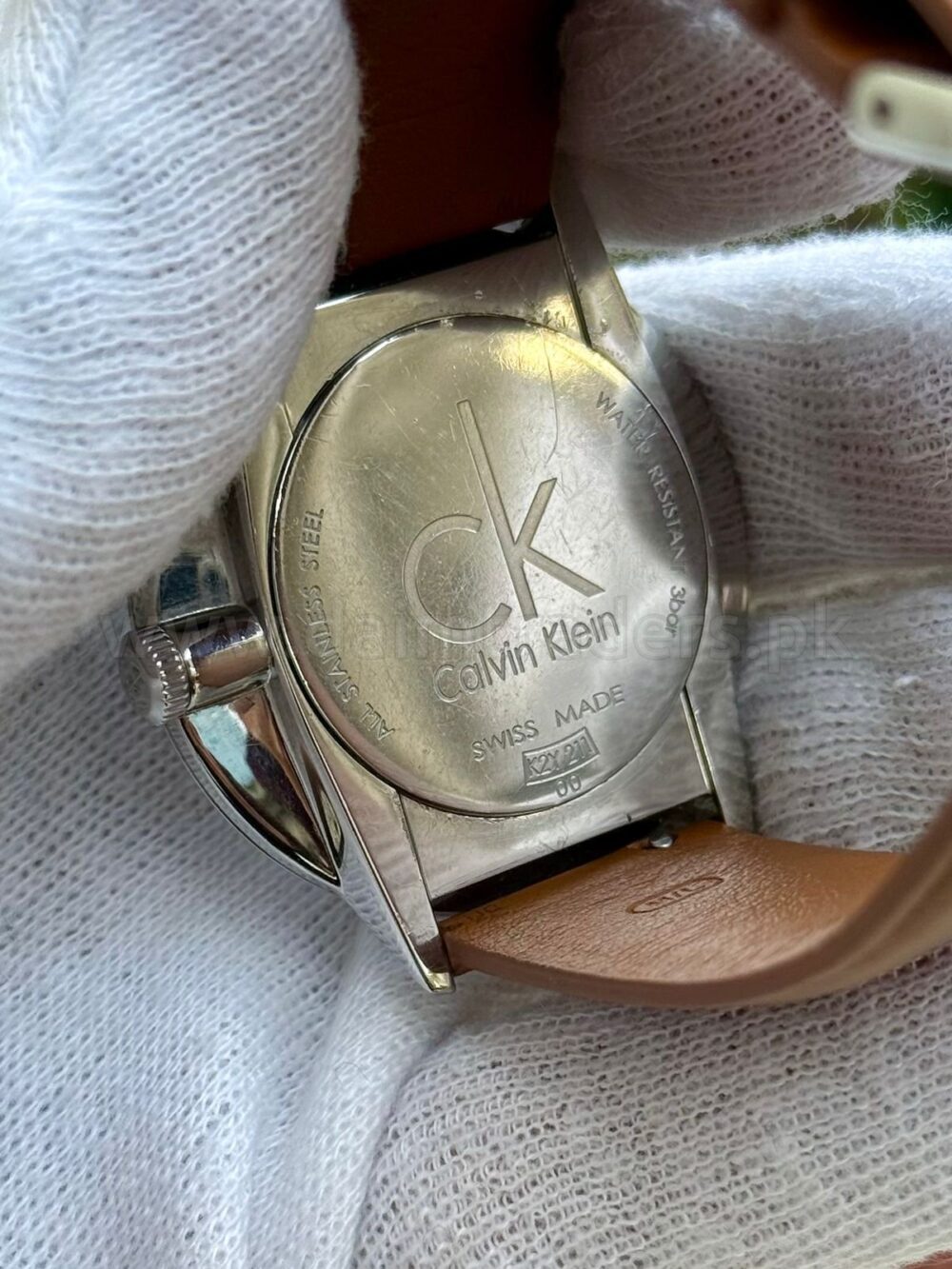 Calvin Klein K2Y211 Silver Dial Small Seconds Brown Leather 41mm Quartz Swiss Mens – photo 4