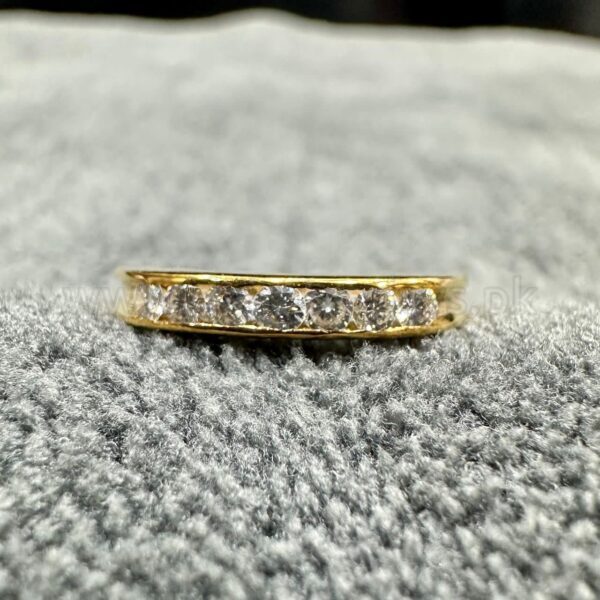 GOLD18k Ring 💍 Dubai Preloved 7x Diamond 💎