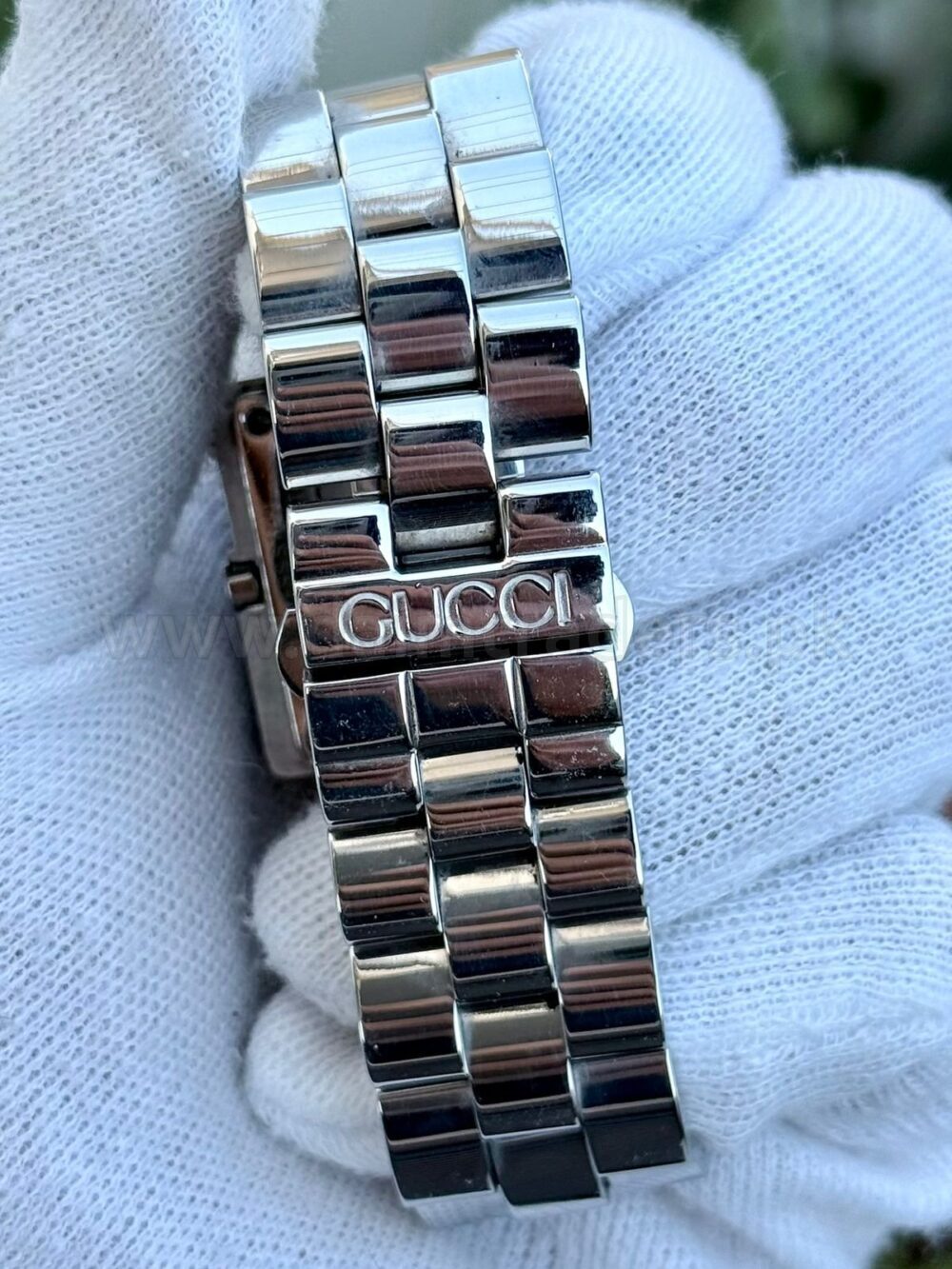 GUCCI G Ceramic 3600L Silver Dial Steel 38mm Quartz Swiss Mens – photo 4