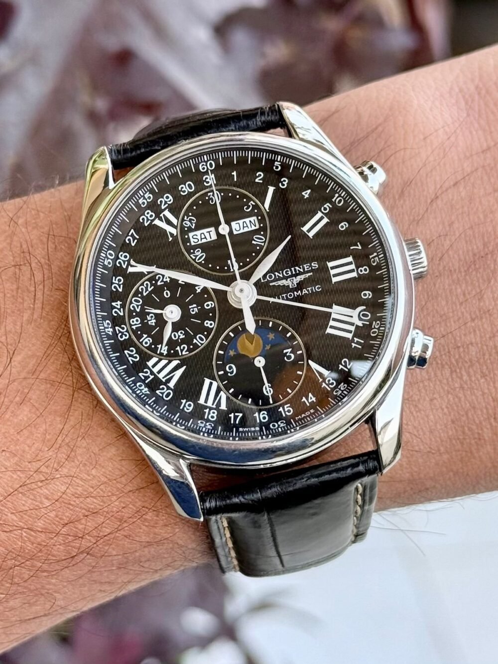LONGINES Moonphase Automatic L26734517 Swiss Mens – photo 2