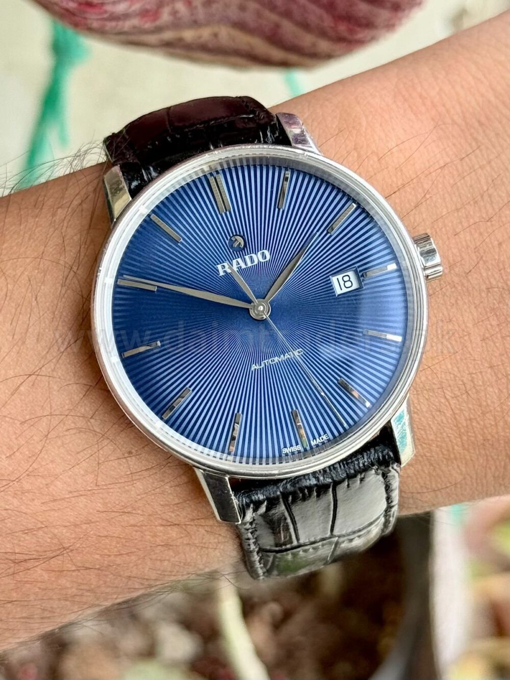 RADO Coupole Classic R22860205 Blue Dial 38mm Automatic Swiss Mens – photo 2