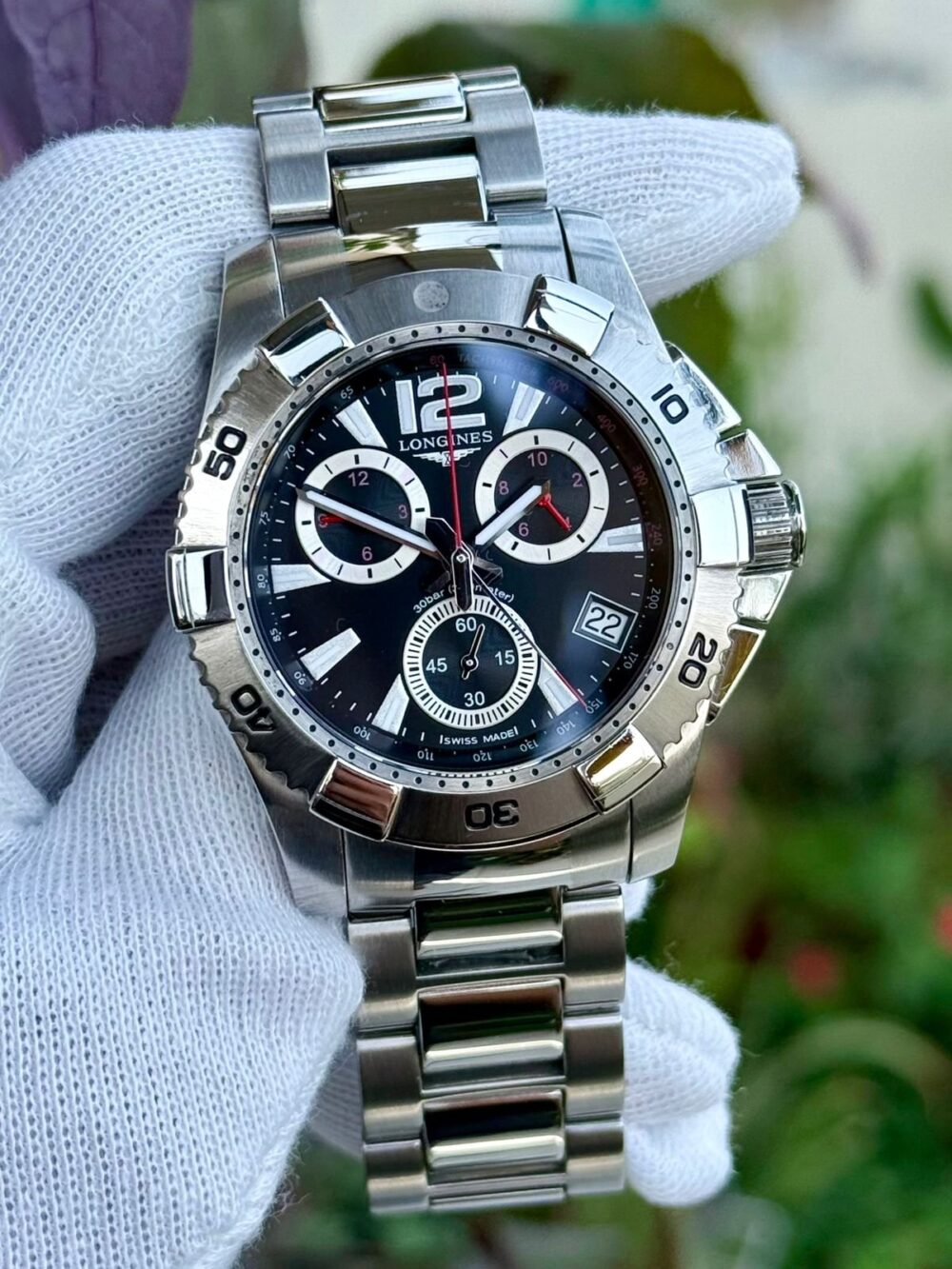 LONGINES Hydro Conquest L36504 Quartz Swiss Mens