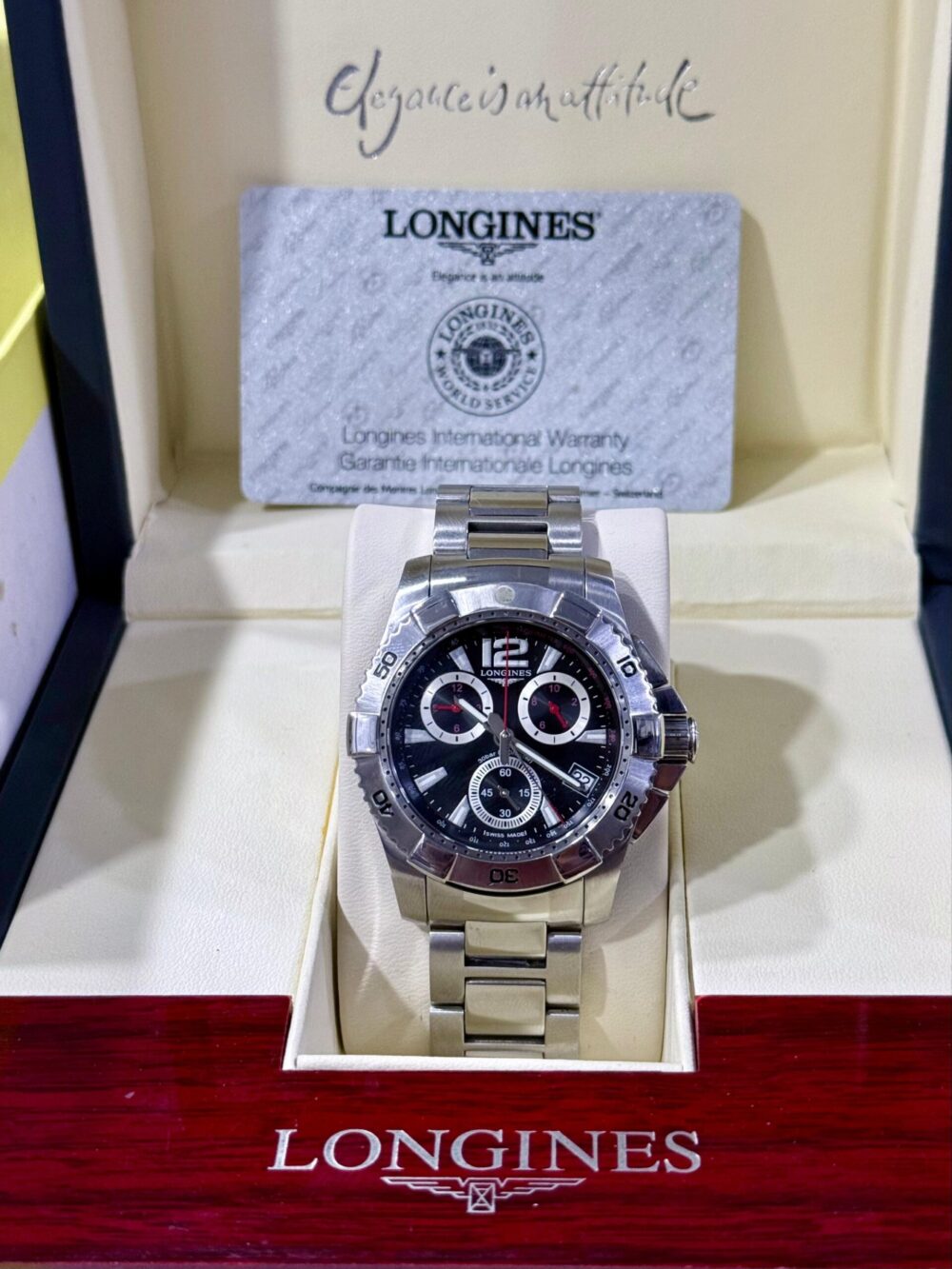 LONGINES Hydro Conquest L36504 Quartz Swiss Mens – photo 3