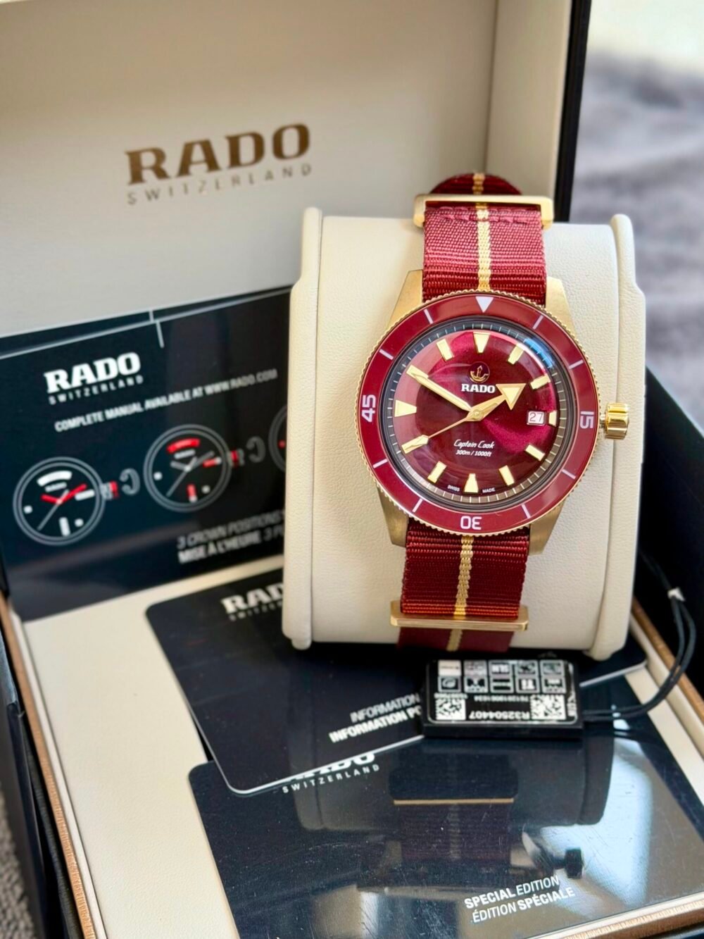 RADO Captain Cook Bronze R32504407 Auto Mens Swiss – photo 4