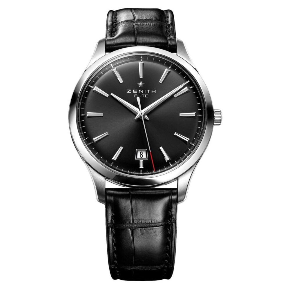 ZENITH Elite Captain Central Second 03.2020.670/21.C493 Black Dial 40mm Automatic Swiss Mens – photo 2