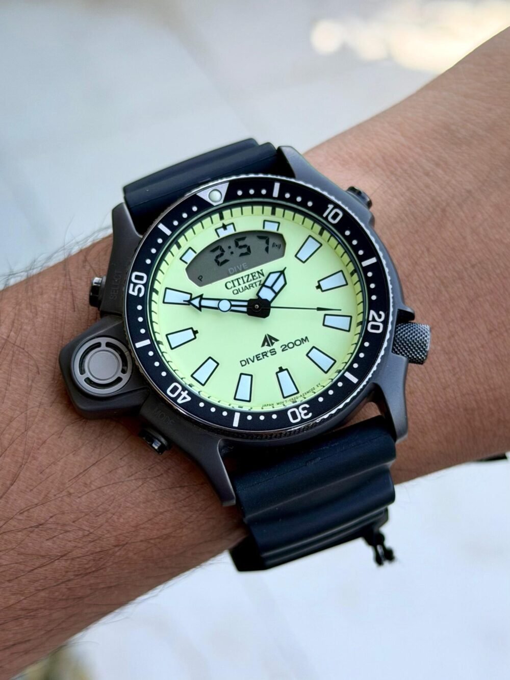 Citizen Aqualand Diver JP2007 Japan Quartz Mens – photo 2