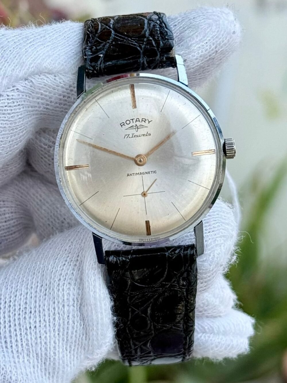 Rotary Antimagnetic Swiss Men Handwritten
