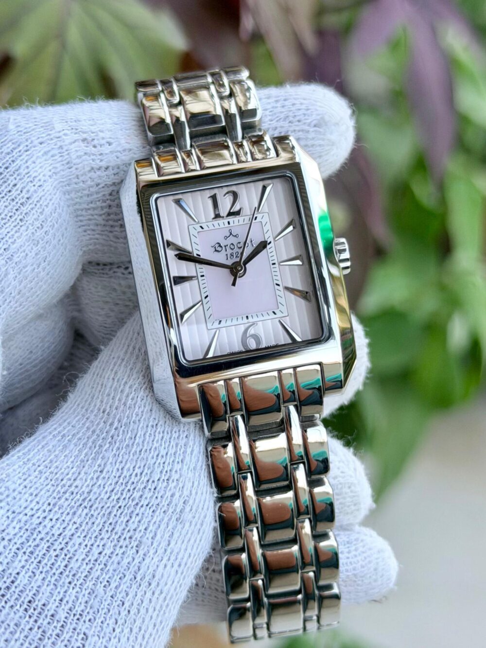 Brocot Quartz Tank 3228 Quartz Swiss ladies