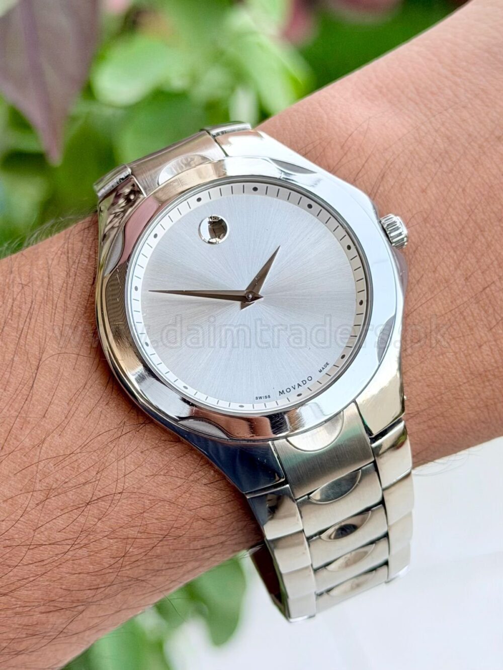 MOVADO Luno Sport 0606379 Silver Museum Dial 40mm Quartz Swiss Mens – photo 2