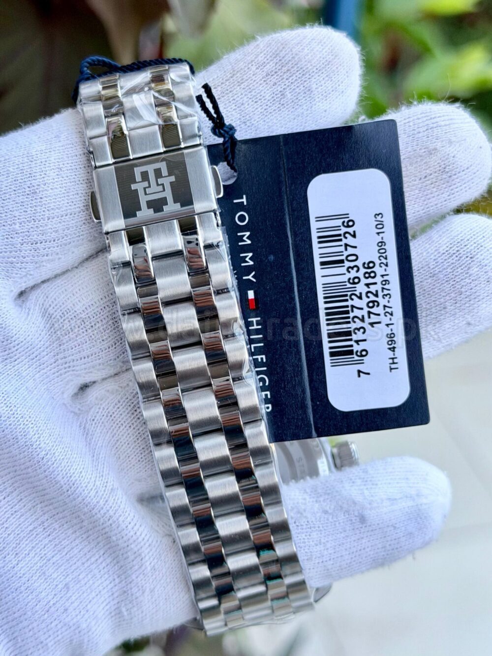 Tommy Hilfiger TH85 Chronograph 1792186 Black Dial Orange Bezel 41mm Quartz Mens – photo 3