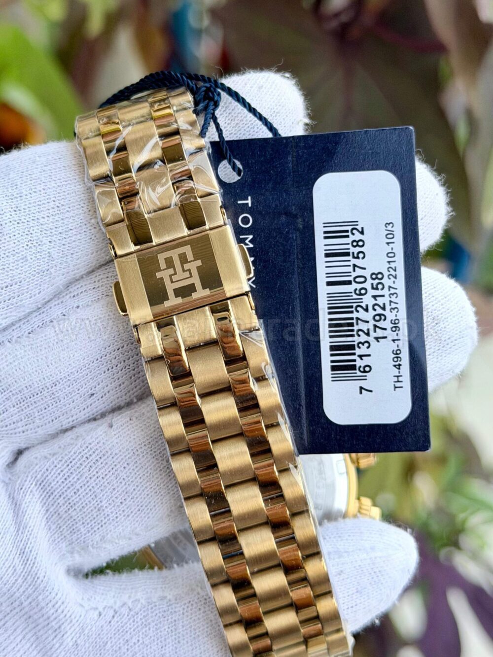 Tommy Hilfiger TH85 Chronograph 1792158 Blue Dial Gold-Tone 41mm Quartz Mens – photo 3