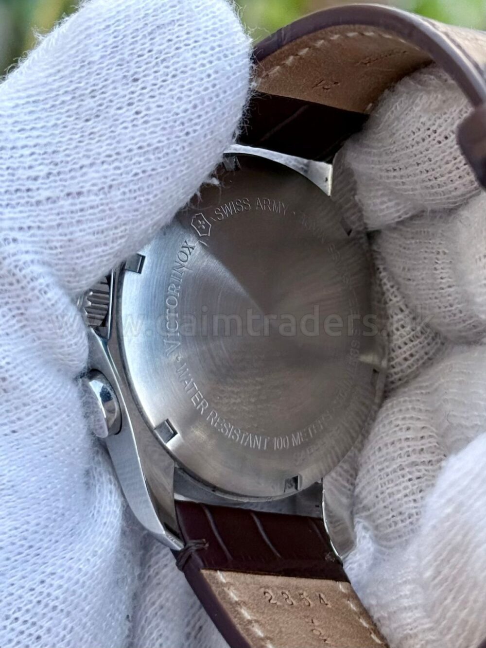 Victorinox Classic Chronograph 241928 Brown Dial Quartz Swiss Mens – photo 4