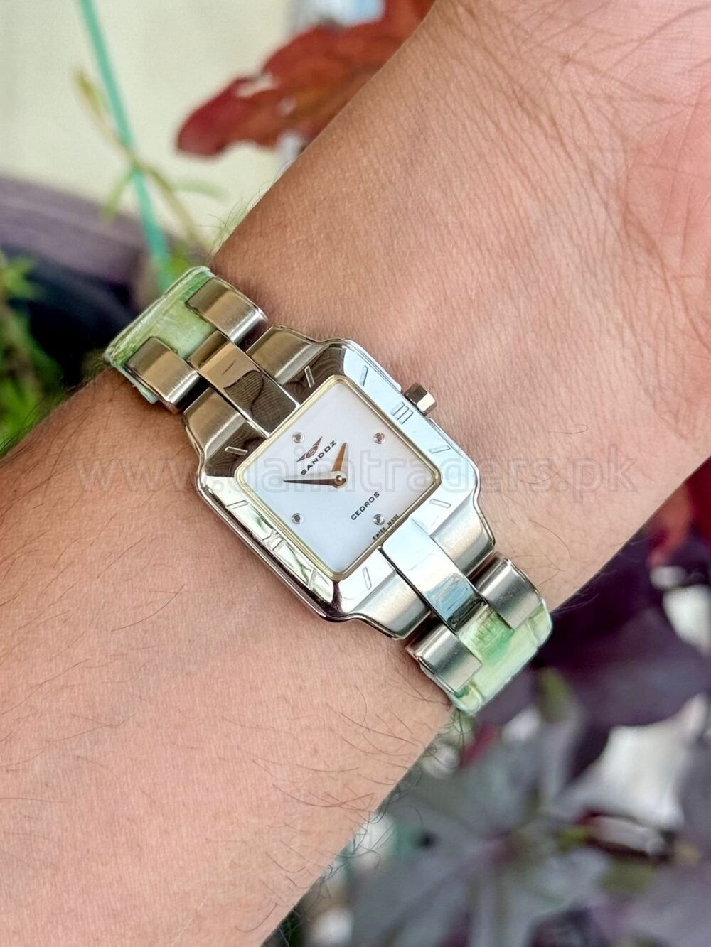 Sandoz Cedros 160.5 White Dial Steel Quartz Swiss Ladies – photo 2