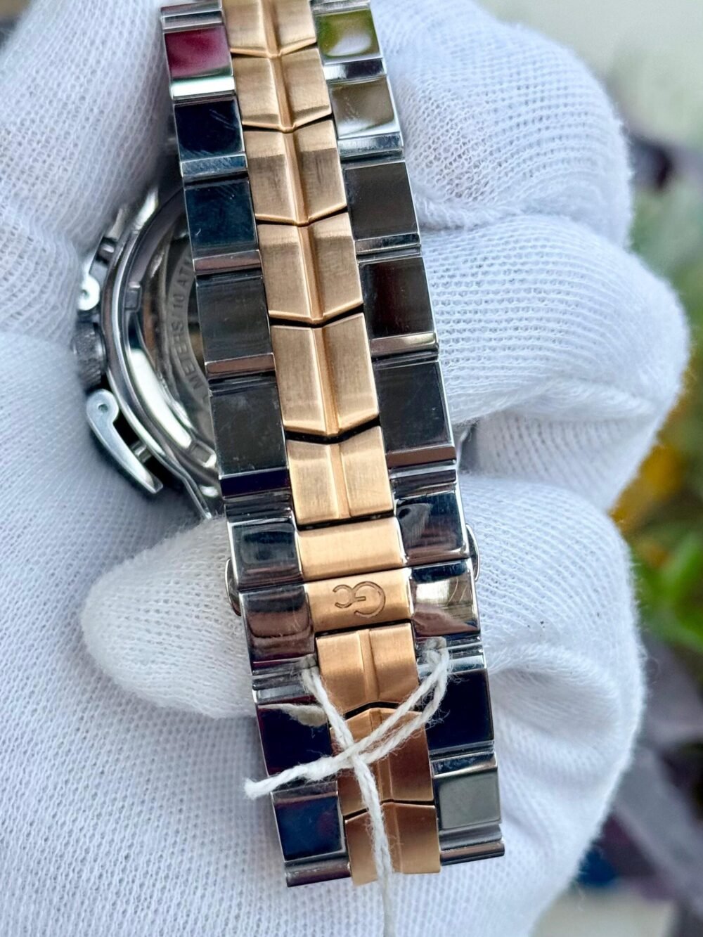 GC Structura Y52007G7 Blue Dial Two-Tone Rose Gold Chronograph 44mm Quartz Swiss Mens – photo 3