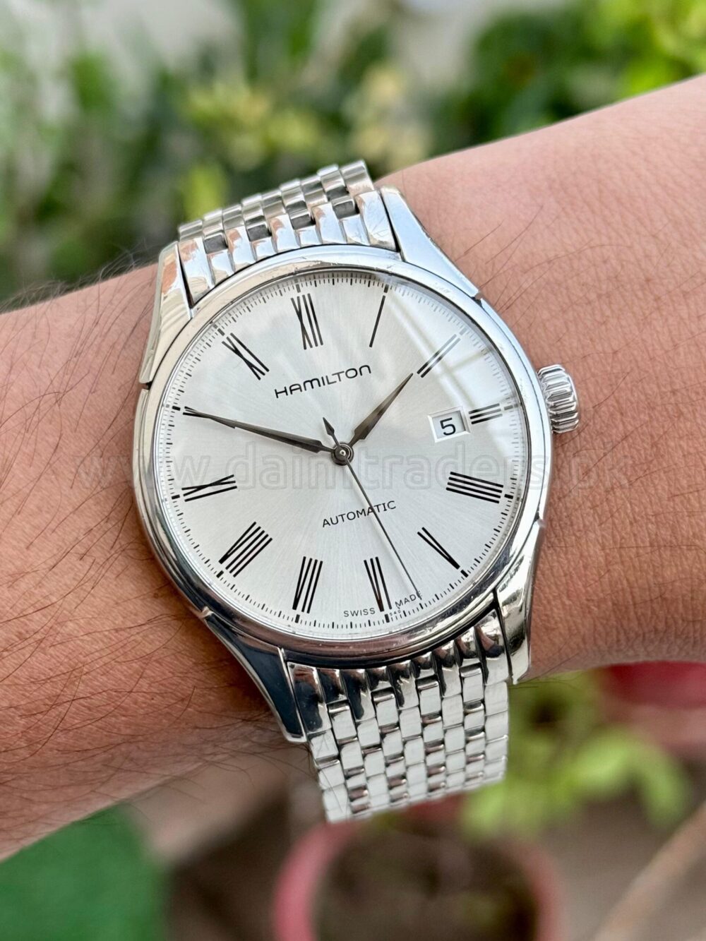 Hamilton American Classic Valiant H395150 Silver Roman Dial 40mm Automatic Swiss Mens – photo 2