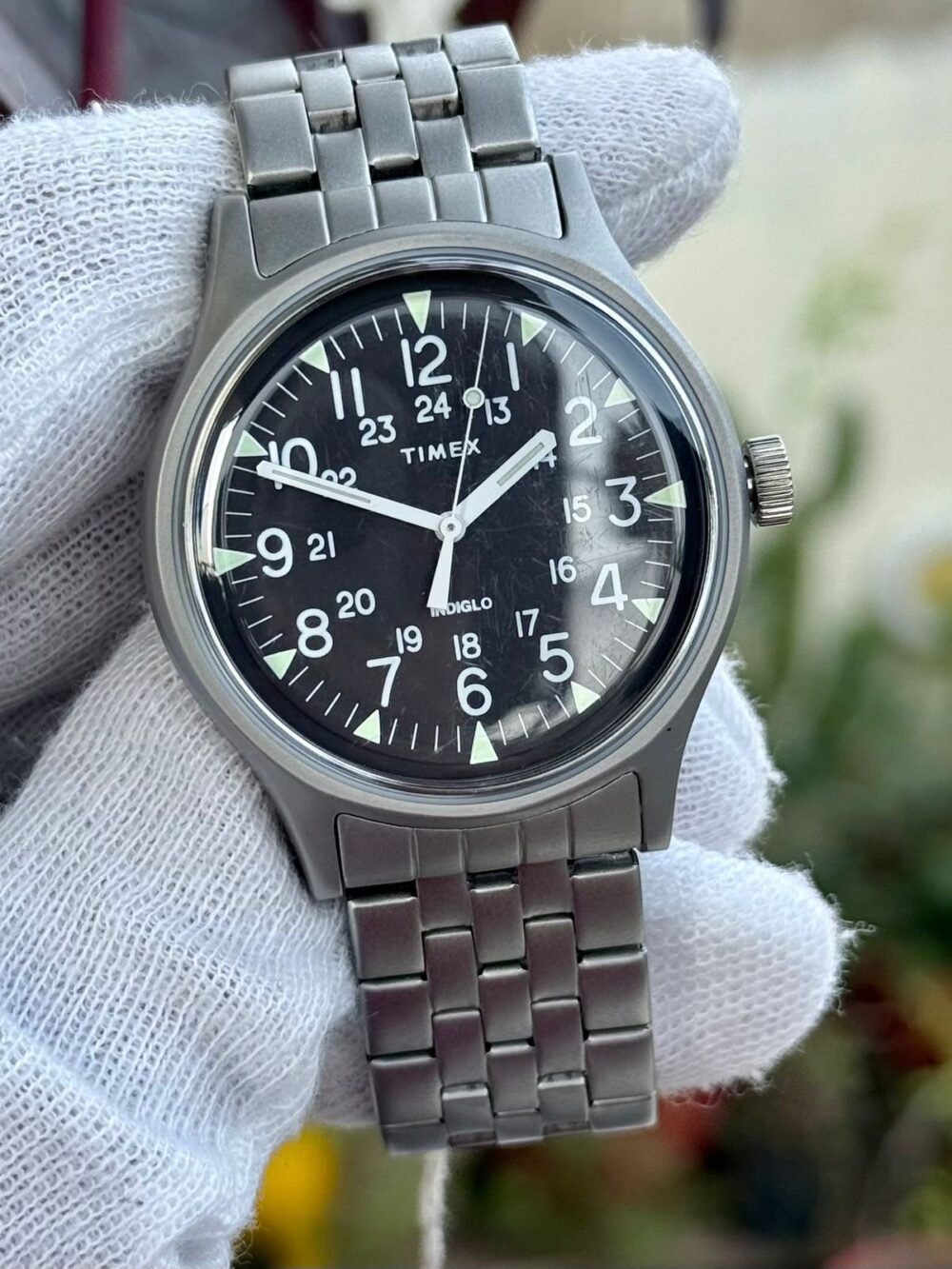 Timex MK1 TW2R68400 Black Dial Steel 38mm Quartz Mens