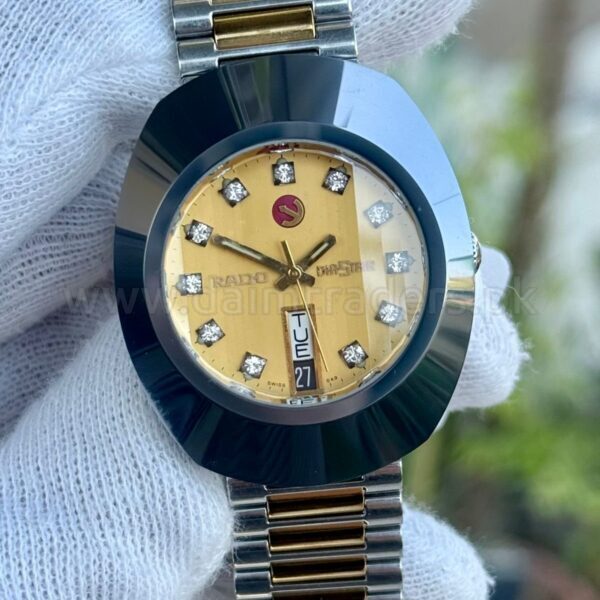 RADO DiaStar Original 049 R12408633 Champagne Dial Two-Tone Automatic Swiss Mens