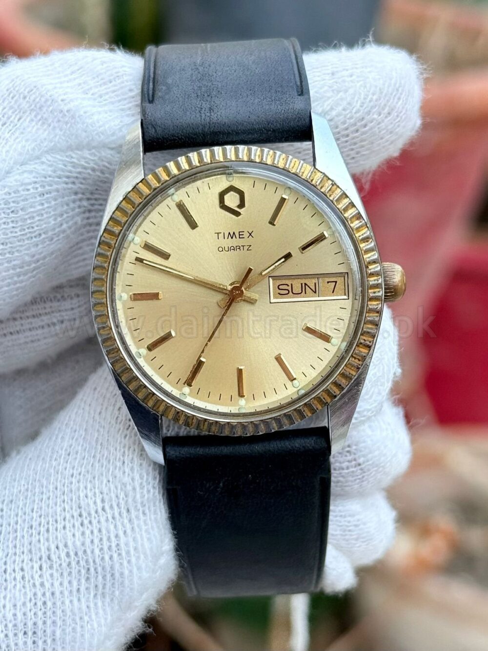 Q&Q Q Timex Vintage Quartz USA Mens