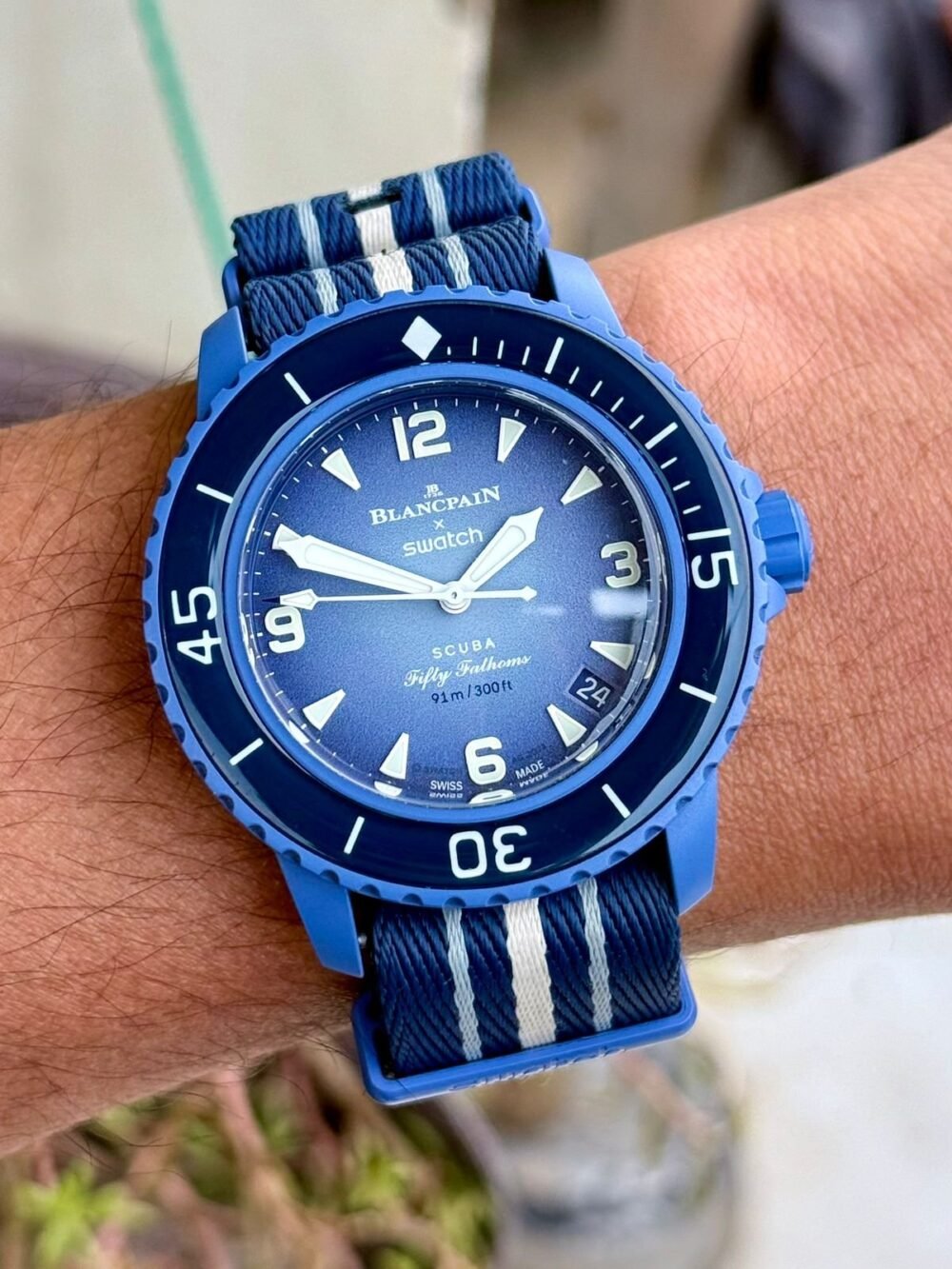 Blancpain X Swatch Auto Swiss Mens Atlantic Ocean – photo 2