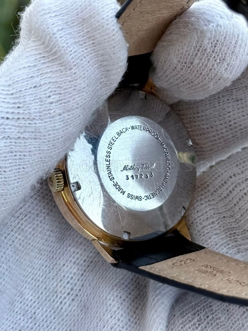 Mathey-Tissot Mathey Tissot Auto Swiss Mens Gold Plated 1960’s Cal: ETA2472 – photo 4