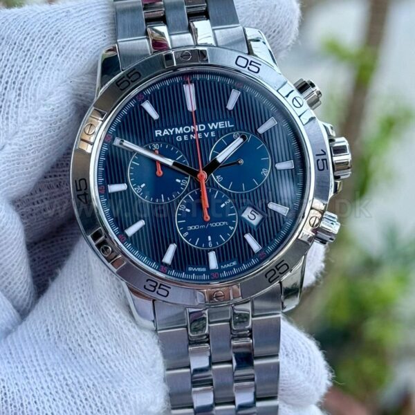 Raymond Weil Tango Chronograph 8560 Blue Dial Quartz Swiss Mens