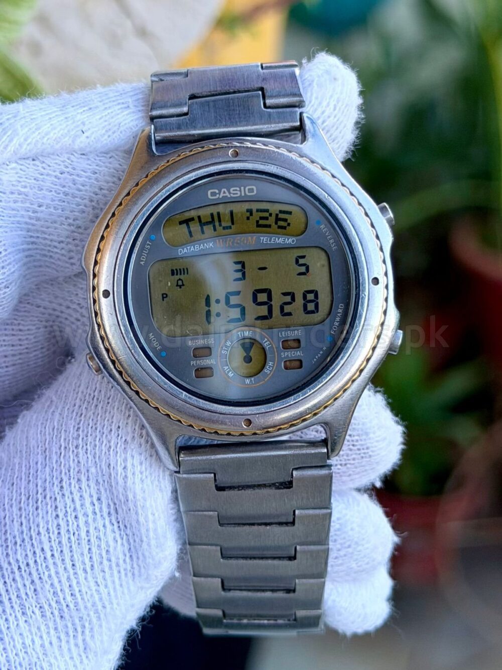 Casio Rare Digital BGT-360 Two-Tone 38mm Quartz Japan Mens