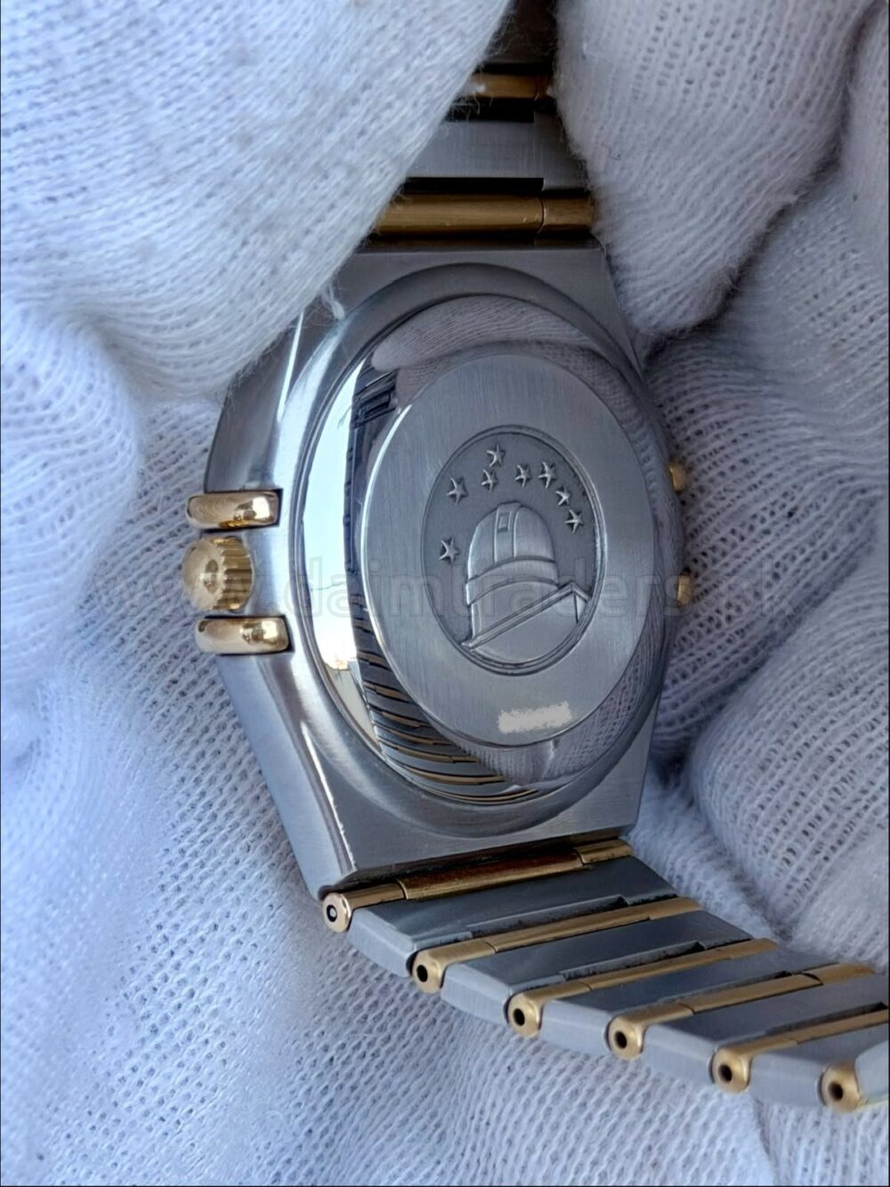 OMEGA Constellation 1202.30.00 White Dial 18k Gold/Steel Automatic Swiss Mens – photo 3