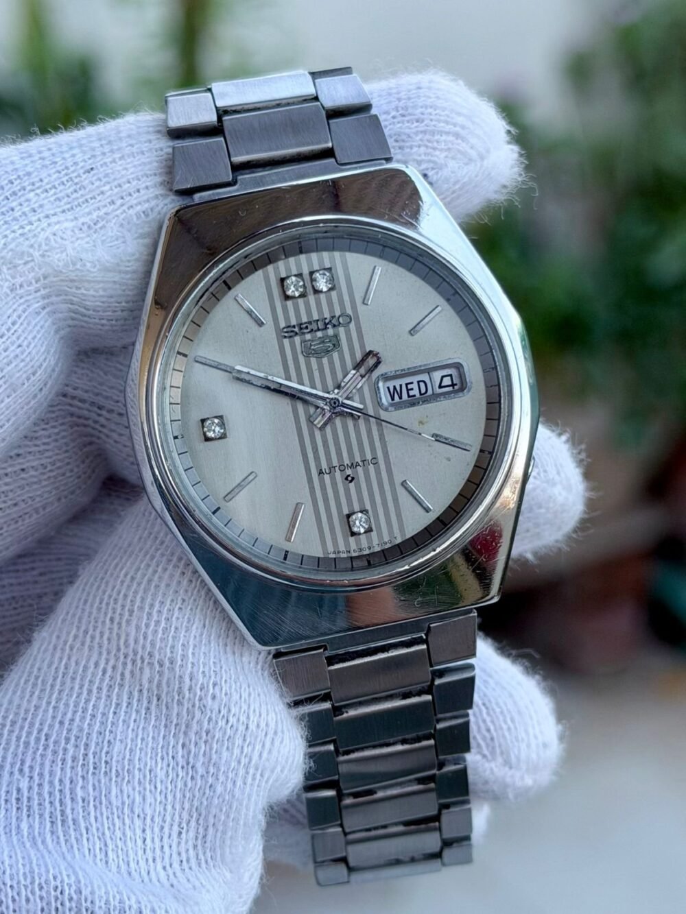 SEIKO 5 Gems 6309-525J japan Mens Auto