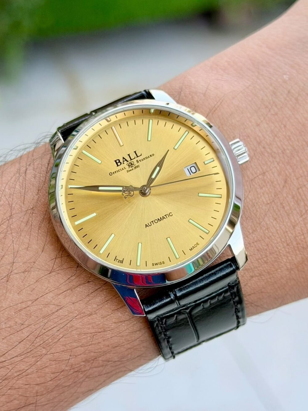 BALL Trainmaster NM2030D Champagne Dial 38mm Automatic Swiss Mens – photo 2