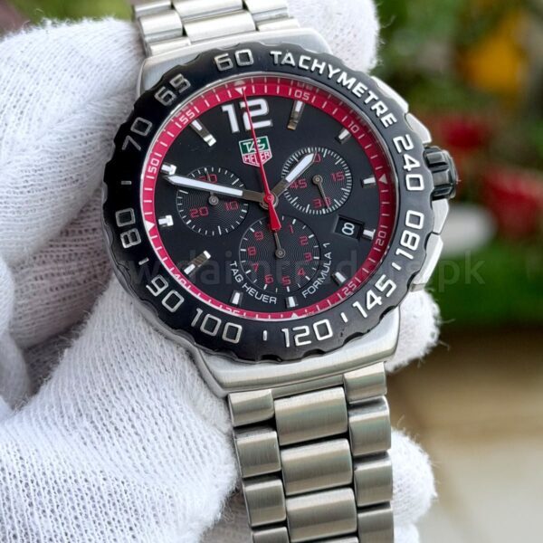 TAG Heuer Formula 1 Chronograph CAU1116 Black Dial 42mm Quartz Swiss Mens