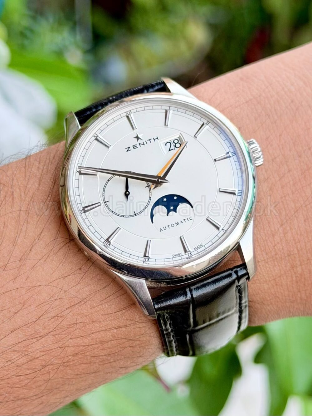 ZENITH Captain Moonphase 03.2143.691 Silver Dial 40mm Automatic Swiss Mens – photo 2