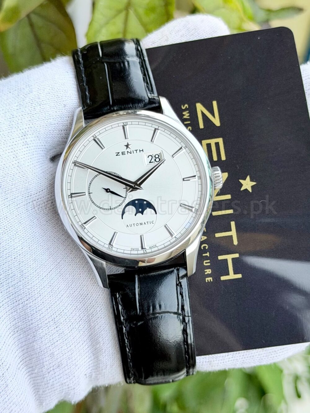 ZENITH Captain Moonphase 03.2143.691 Silver Dial 40mm Automatic Swiss Mens