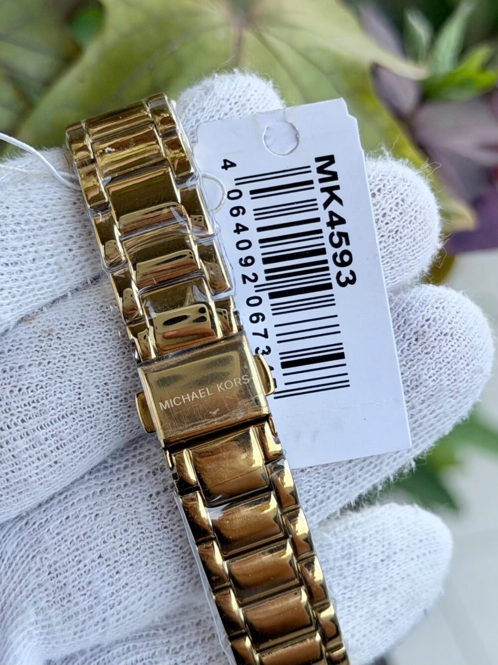 Michael Kors Pyper MK4593 Black Logo Dial Crystal Bezel Gold-Tone 38mm Quartz Ladies – photo 3