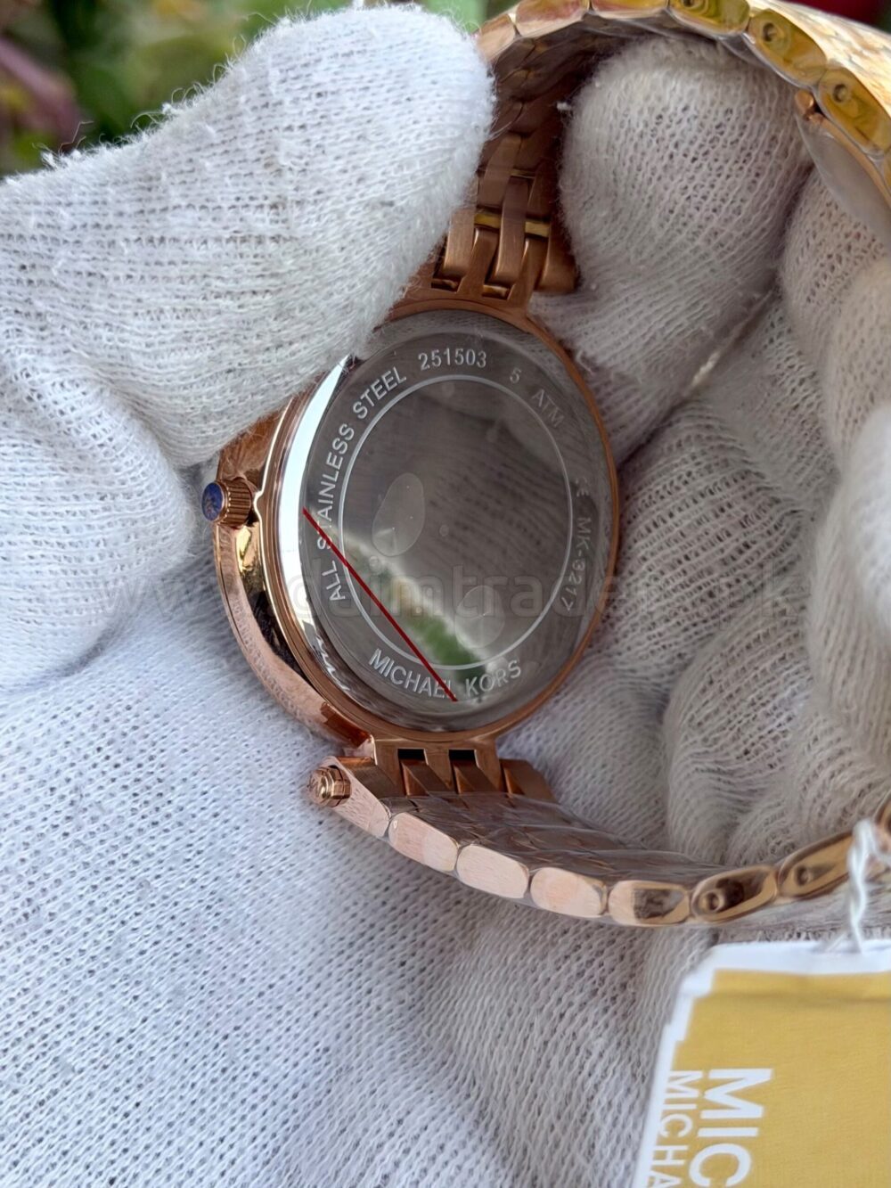 Michael Kors Darci MK3217 Chocolate Dial Crystal Bezel Rose Gold 38mm Quartz Ladies – photo 2