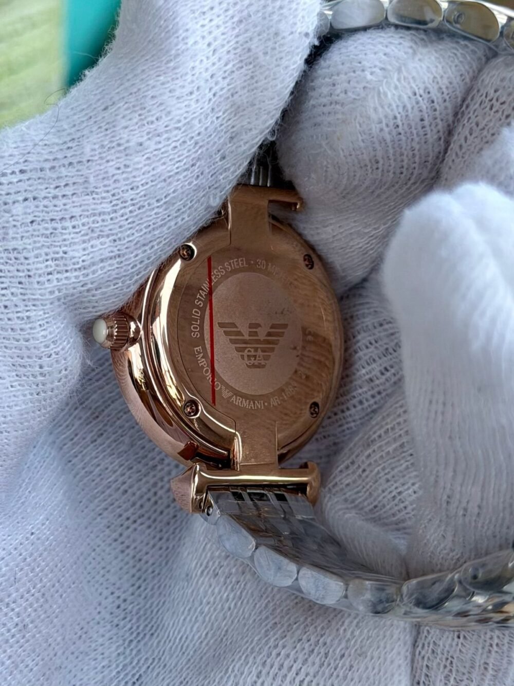 Emporio Armani Rose Quartz AR1683 Italy Ladies – photo 3
