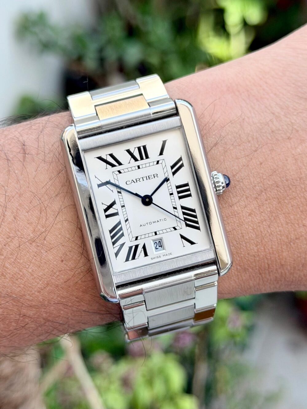 CARTIER Tank Solo 3800 Automatic Swiss Mens – photo 2