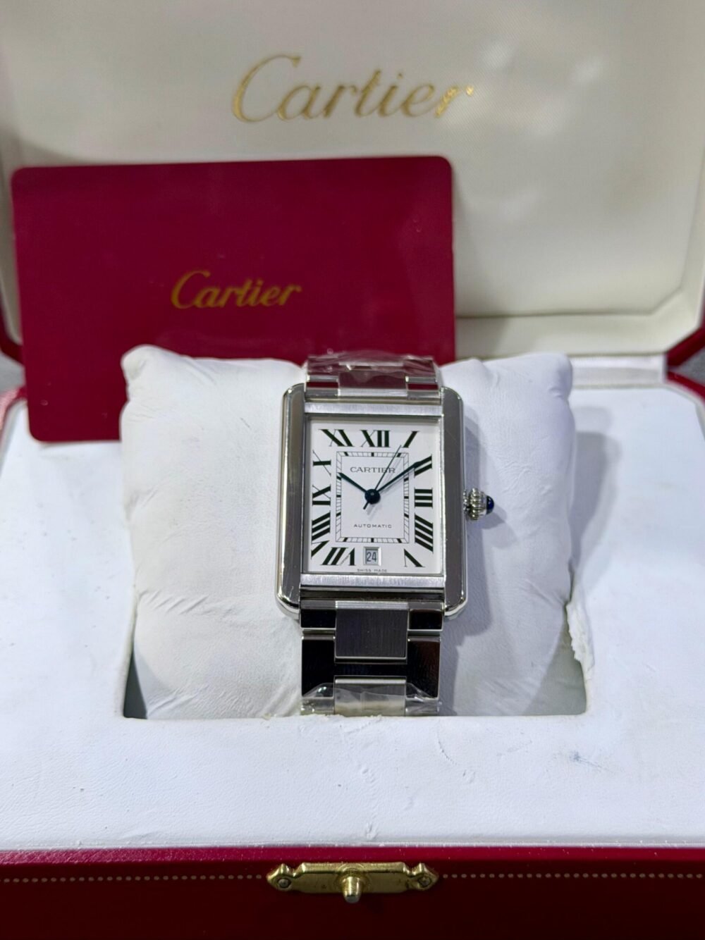CARTIER Tank Solo 3800 Automatic Swiss Mens – photo 4