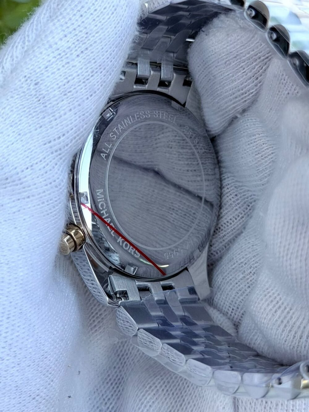 Michael Kors Lexington Chronograph MK5955 Silver Dial Two-Tone 38mm Quartz Ladies – photo 2