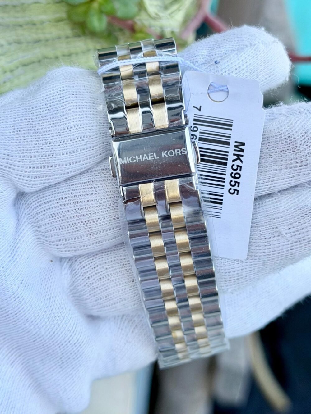 Michael Kors Lexington Chronograph MK5955 Silver Dial Two-Tone 38mm Quartz Ladies – photo 3