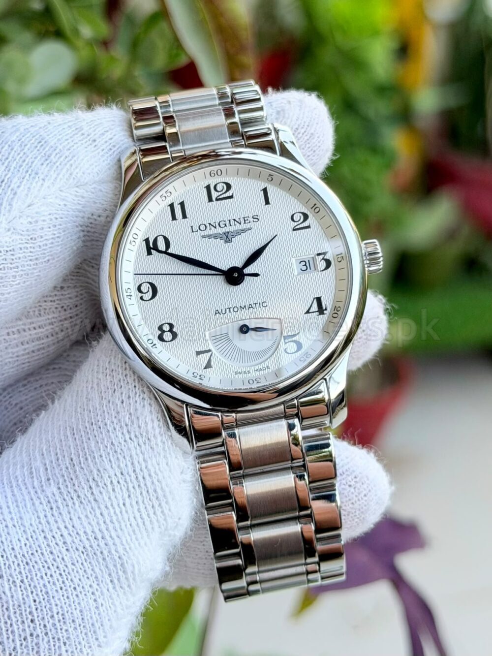LONGINES Master Collection Power Reserve L2.708.4.78.6 Silver Arabic Dial 38.5mm Automatic Swiss Mens