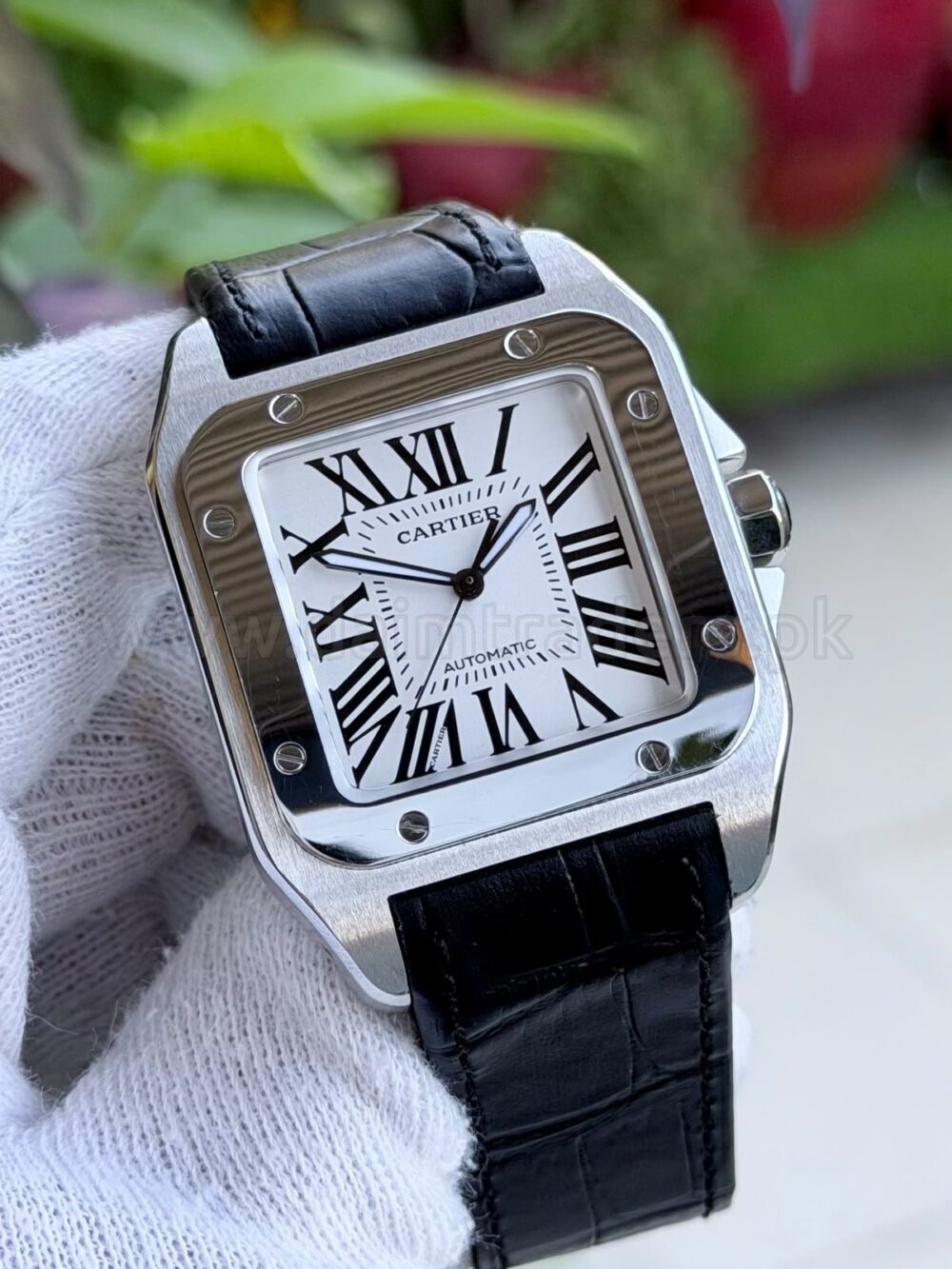 CARTIER Santos 100 XL 2656 Automatic Swiss Mens