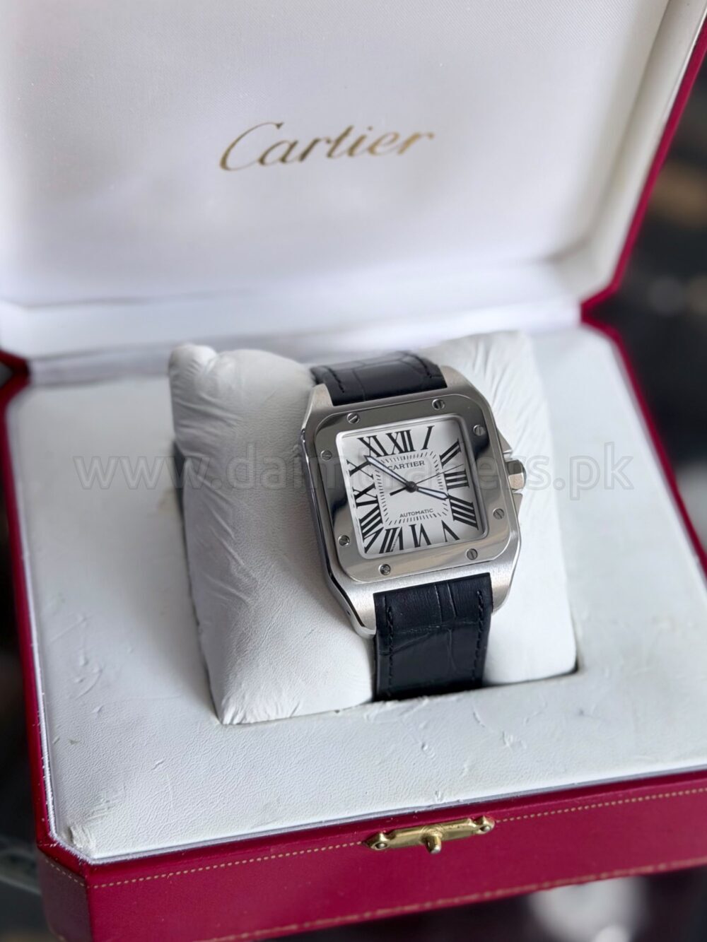 CARTIER Santos 100 XL 2656 Automatic Swiss Mens – photo 4